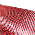 Красный арамидный углеродный гибридный волокно